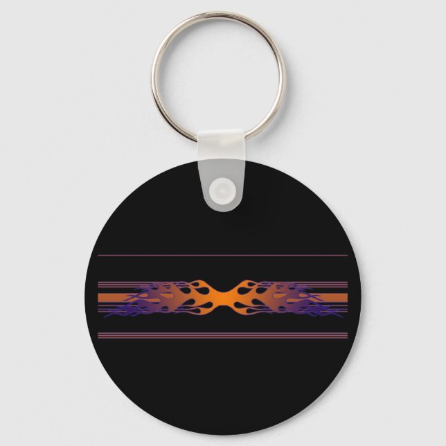 Up In Flames II   Keychain (Front)