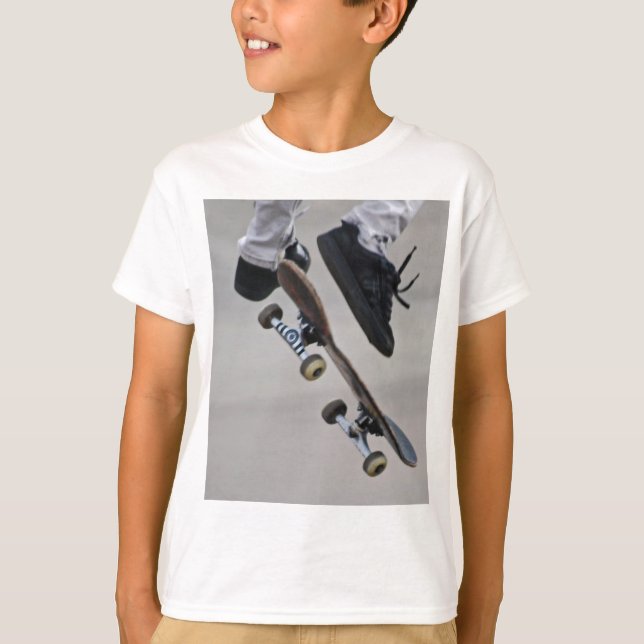 Up In The Air Skateboard T-Shirt (Front)