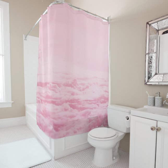 Up in the Dreamy Clouds 8 Shower Curtain (In Situ)