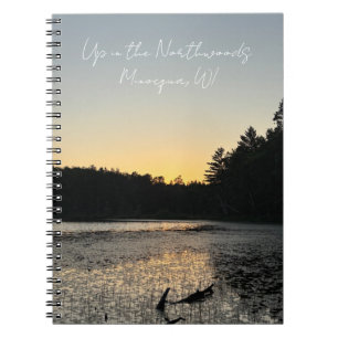 Up in the Northwoods Lake Photo Notebook