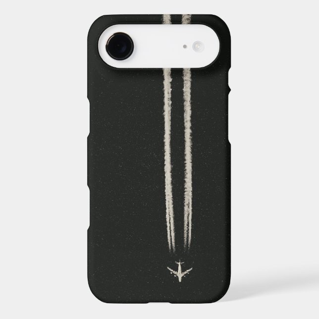 Up in the Sky/High Altitude Aeroplane Contrail Case-Mate iPhone Case (Back)