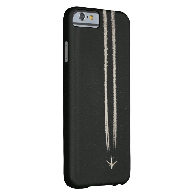 Up in the Sky/High Altitude Aeroplane Contrail Case-Mate iPhone Case (Back/Right)