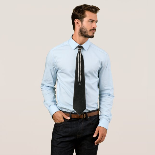 Up in the Sky/High Altitude Aeroplane Contrail © Tie (In Situ)