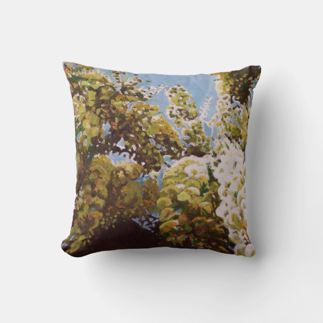 Up into wisteria 2011 cushion (Front)