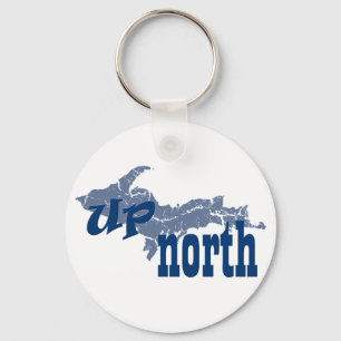 UP Michigan Up North Yooper Keychain