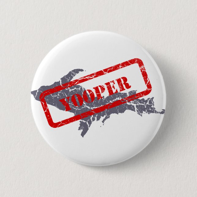 UP Michigan Yooper Button (Front)