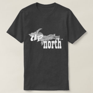UP Michigan Yooper Up North Raglan T-shirt