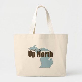 Up North - Michigan Large Tote Bag