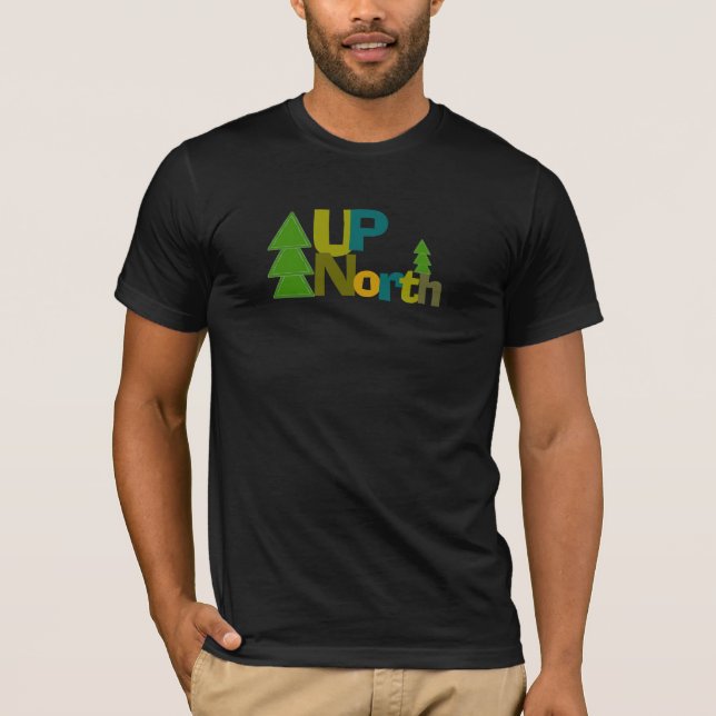 Up North T-Shirt - Customised (Front)