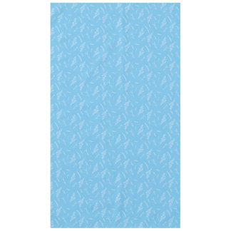 Up North - White on Blue Botanical Pattern Tablecloth