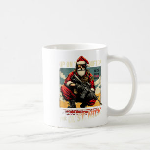Up On The Rooftop Click Click Click Xmas Christmas Coffee Mug