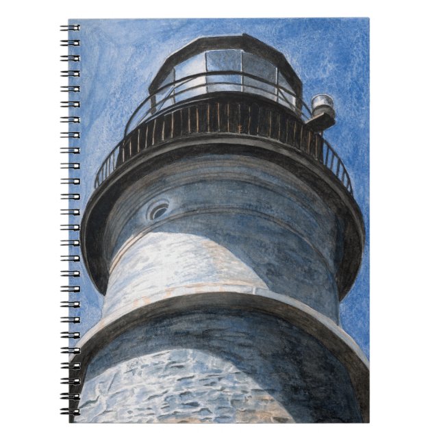Up Portland Head Light Notebook (Front)