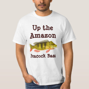 Up the Amazon-Peacock Bass Apparel T-Shirt