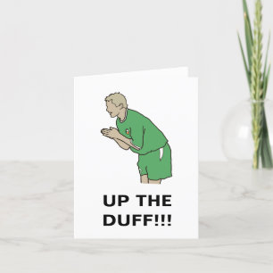 Up the Duff! Thank You Card