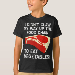 Up The Food Chain Black T-Shirt
