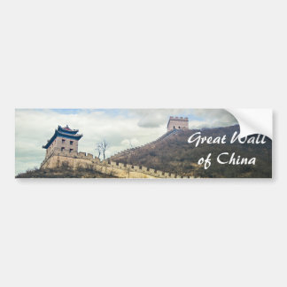 Up the Great Wall Bumper Sticker