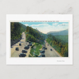 Up the Trail from the Hair Pin Turn, Parked Postcard