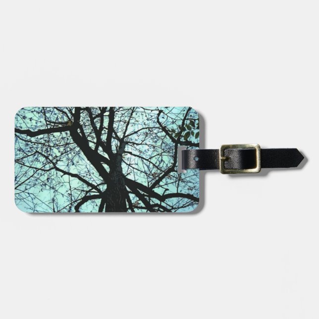 Up the Tree Luggage Tag (Front Horizontal)