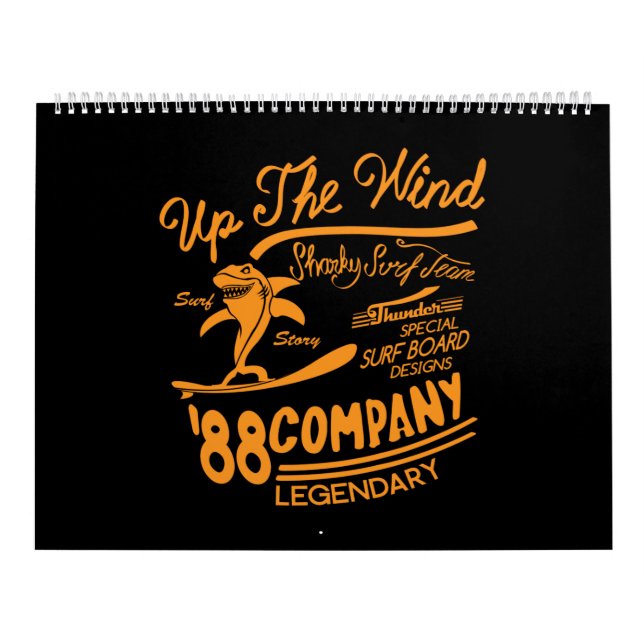 up the wind surf calendar (Cover)