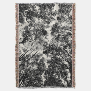 Up Through The Trees, 2018   SVP Images Throw Blanket
