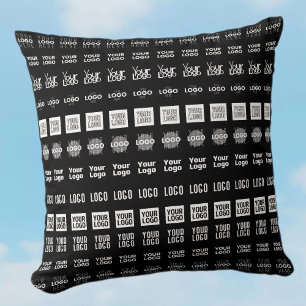 Up to 12 Different Logos or Uploaded Images Cushion