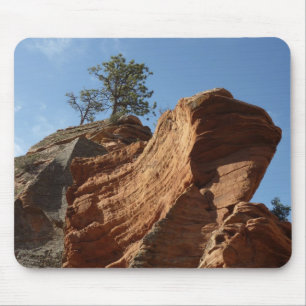 Up to Angels Landing in Zion National Park Mouse Pad