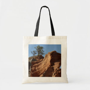 Up to Angels Landing in Zion National Park Tote Bag