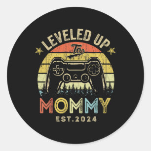 Up To Mummy 2024 Video Game Promoted To Mummy Classic Round Sticker