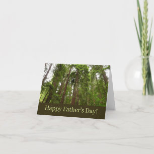 Up To Redwoods Happy Father's Day Card
