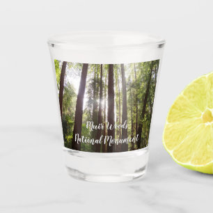 Up to Redwoods in the Morning Shot Glass