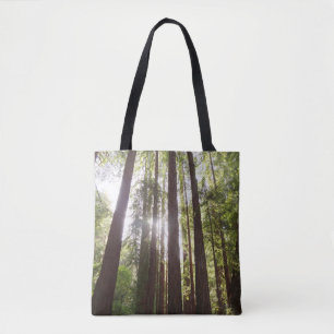 Up to Redwoods in the Morning Tote Bag
