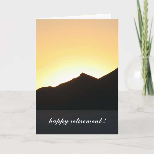 up to the sunset card (Front)