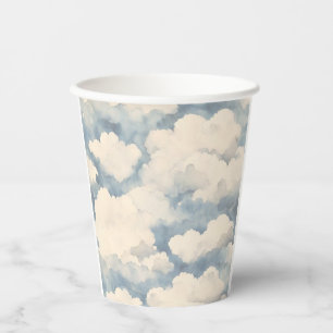 Up, Up and Away Balloon Birthday Paper Cups