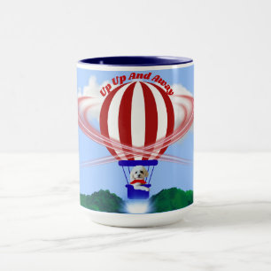 Up Up And Away Happy Birthday Mug