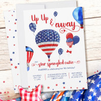 Up Up and Away Star Spangled Cutie Birthday