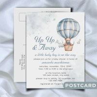 Up Up and Away! Teddy Bear Balloon Baby Shower