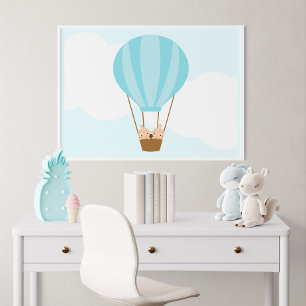 Up, Up and Away! Twin Boys Children's Wall Art