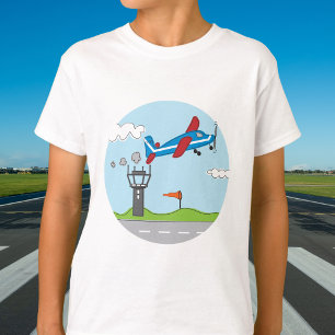 Up, Up & Away! Cute Airplane For Little Aviators T-Shirt