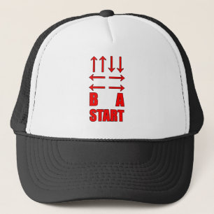 Up Up Down Down Left Right Left Right B A Start Trucker Hat