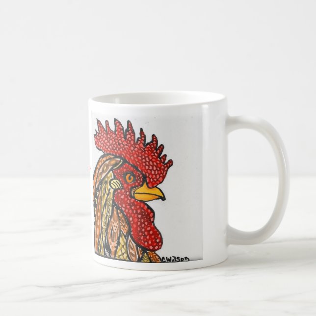 Up With the Chickens Coffee Mug (Right)