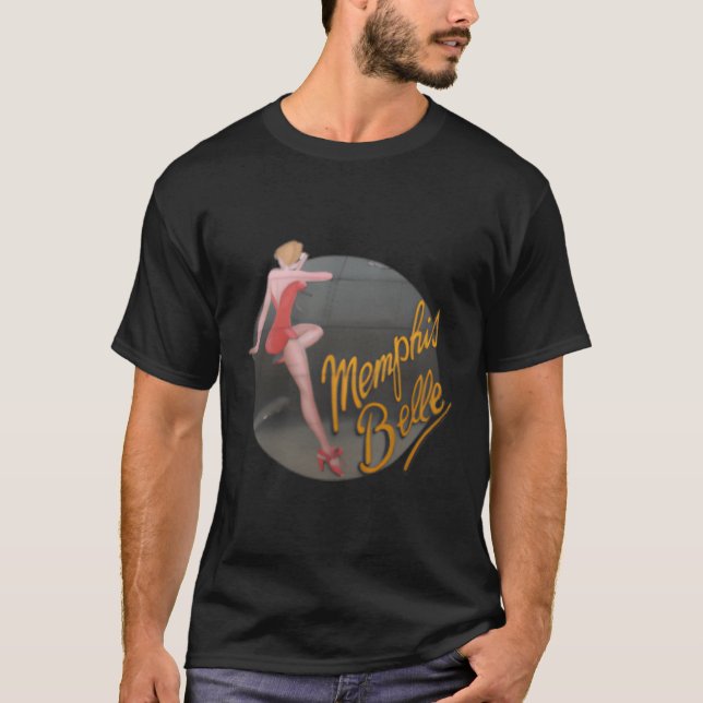 Up Wwii B-17 Flying Fortress Memphis Belle T-Shirt (Front)