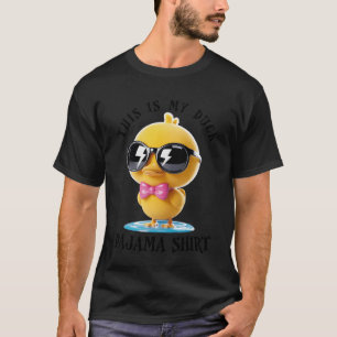 up yellow - This Is My Duck Pajama Funny Duck Sung T-Shirt