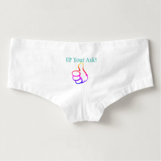 UP your Ask- Ladies Boy Short Underwear