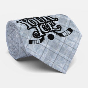 Up Your Ice (Hockey) Neck Tie