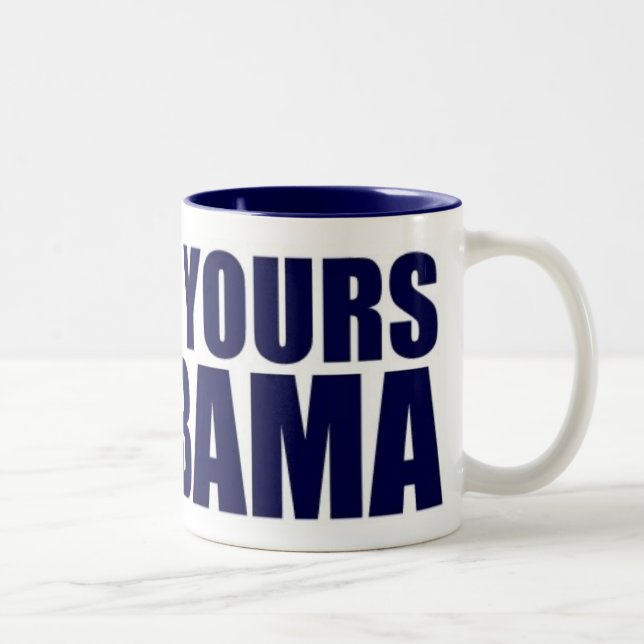 Up yours Obama Two-Tone Coffee Mug (Right)