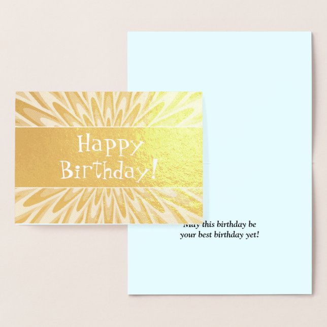 Upbeat, Charismatic "Happy Birthday" Card (Display)