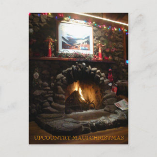 Upcountry Maui Christmas - Customised Holiday Postcard