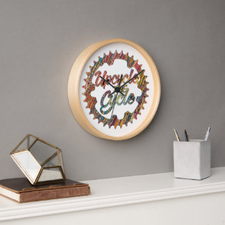 UpCycle the cycle Clock
