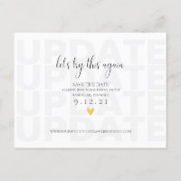 Update Change the Date Save the Date