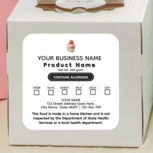 Updated Texas Cottage Law Food label sticker